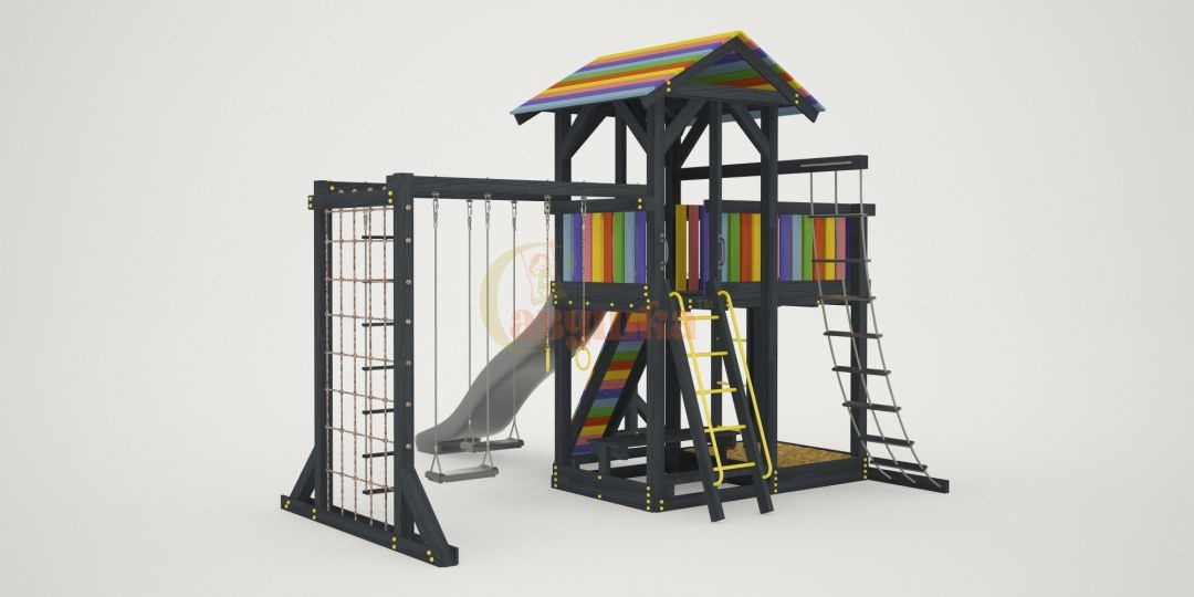 Детская площадка Савушка 3 BLACK EDITION